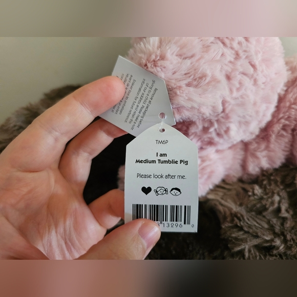 Retired jellycat tumblie pig brand new with tags - Picture 5 of 7